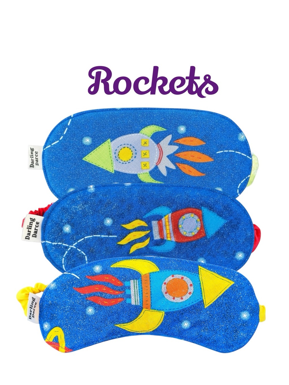 Rocket Theme Sleep Mask for Kids